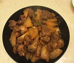 萝卜炖牛肉的做法