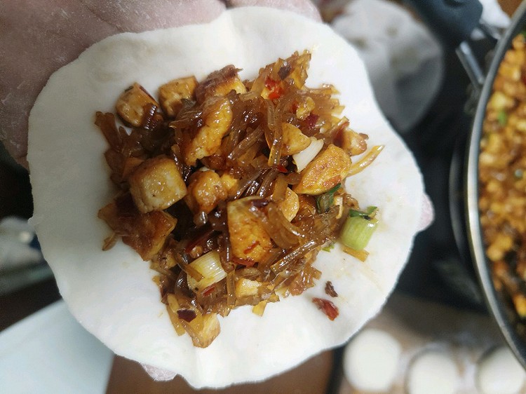 粉丝豆腐包的做法
