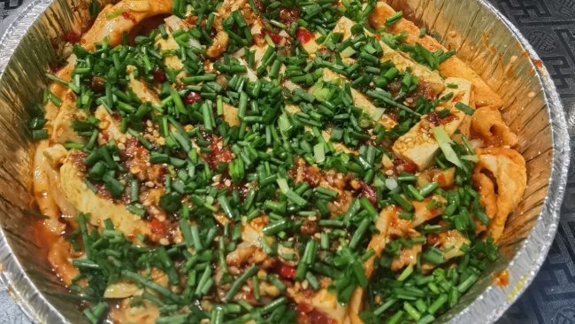 巨、巨、巨好吃的锡纸豆腐的做法