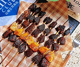 #解锁山姆牛肉的秘密#宅家BBQ❗️黑椒牛肉串‼️的做法