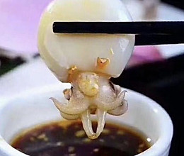 白焯墨鱼仔的做法