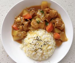 #我的夏日味道vlog#咖喱鸡肉饭的做法