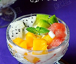 冰爽水果捞的做法