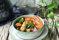 韩式海鲜锅 #初夏搜食#的做法