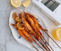 #米饭最强CP#连虾壳都可以吃的柠檬烤虾的做法