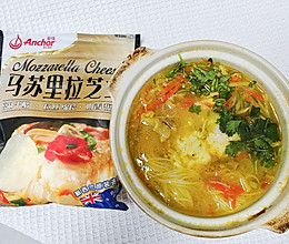 芝士咖喱羊肉米粉的做法