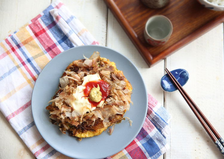 【蔬菜煎饼】大阪烧，治愈不吃菜星人的做法