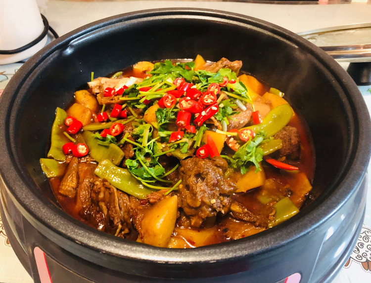 香辣炖大鹅的做法