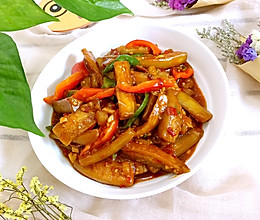 家庭少油版鱼香茄子的做法
