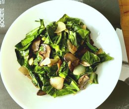 #唯有美食最粽要#   爆炒羽衣甘蓝~～的做法
