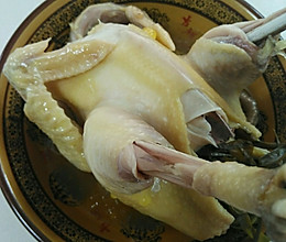 香菇黄酒葱香味的鸡的做法