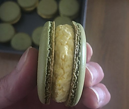 抹茶马卡龙的做法