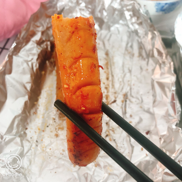 烤箱版香辣烤肠的做法