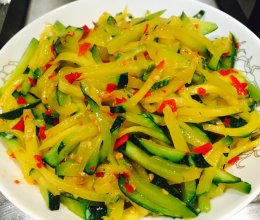 麻油剁椒南瓜仔的做法
