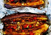 空气炸锅烤茄子的做法