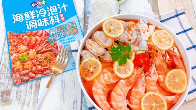 冷泡小海鲜#开启冬日滋补新吃法#的做法