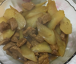 秋冬暖心菜之白萝卜烧肉的做法