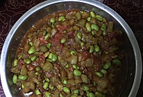 西红柿毛豆茄子卤的做法