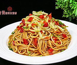 早上来碗【剁椒拌面】,好去挣钱的做法