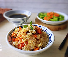 #冰箱剩余食材大改造#胡萝卜黎麦饭的做法