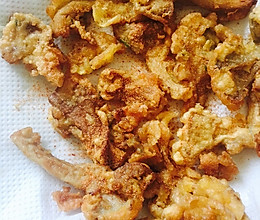 油炸平菇的做法