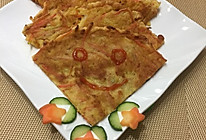 胡萝卜鸡蛋牛奶饼的做法