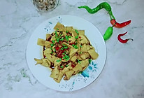 蒜香肉沫千张结的做法
