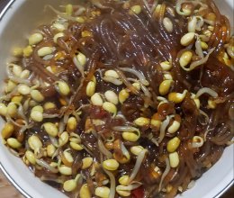 素炒粉条黄豆芽的做法