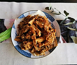 酥炸平菇的做法