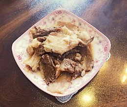 扒牛胸口的做法