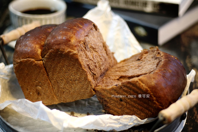 黑米红糖吐司的做法