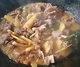 子姜焖鸭子的做法