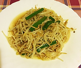 清炒绿豆芽的做法