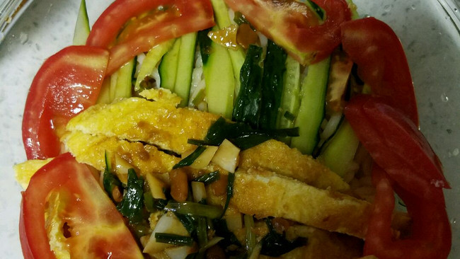 爽口凉面，的做法