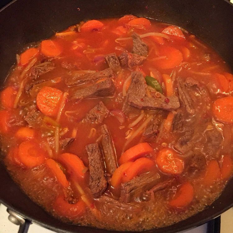 韩式辣牛肉汤的做法