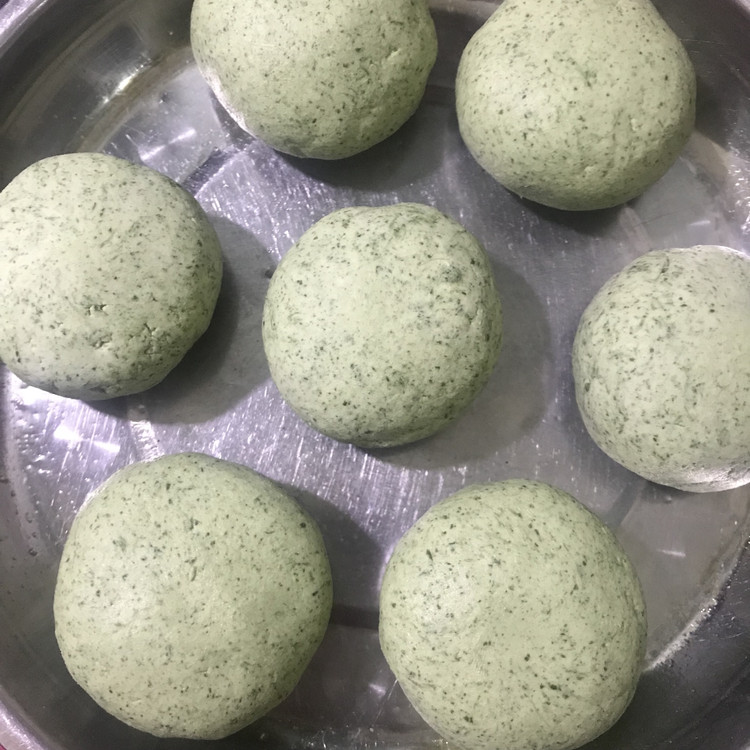 艾草青团的做法