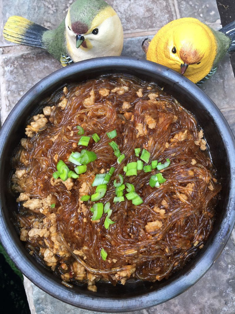 肉糜粉丝煲的做法