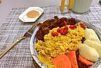 低脂 小米蒸鸡腿的做法