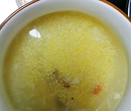 小米山药粥的做法