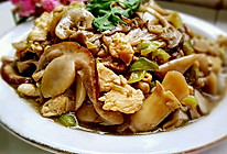 爆炒松茸的做法