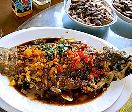 红烧比目鱼的做法