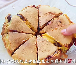 搅一搅就能做的红豆芝士烤年糕❗️外脆里糯爆浆的做法