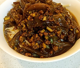 茄子打卤面的做法