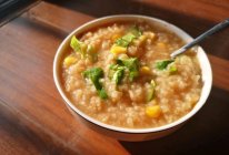 懒人杂蔬鸡丁粥的做法