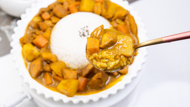 咖喱鸡肉饭 低脂版大人孩子都能吃的做法