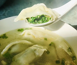 #换着花样吃早餐#上海荠菜大馄饨（上海大馄饨）的做法
