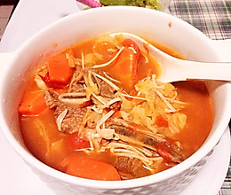番茄牛仔骨汤的做法