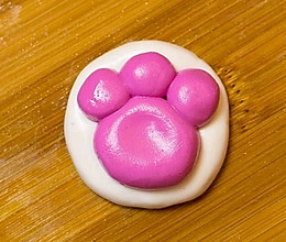 无色素萌猫爪汤圆的做法