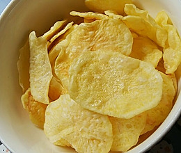 一次多做微波炉无油薯片【减肥同志的最爱】的做法