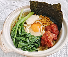 #嗨fun暑假#咖喱黄油乌冬面的做法